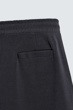 PANTAL?N JOGGER BALLOON FIT ESTRUCTURA RIB / Azul - Zara фото 9