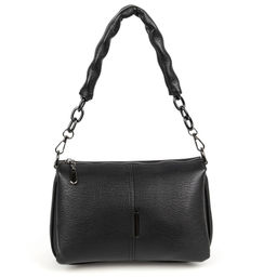 Женская сумка через плечо с пятью отделениями из эко кожи 8824 Блек - Cidirro фото 3