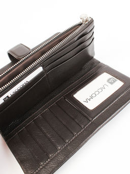 LACCOMA кошелек LA-1090-темно-коричневый натуральная кожа  фото 6