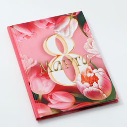 Цена за 2 шт. Блокнот в твердой обложке А6, 40 л. 8 марта: Цвети от счастья