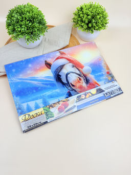 Доска разделочная малая LARANGE СИМВОЛ ГОДА 2026 20x30см (стекло закаленное 4мм) 819-743