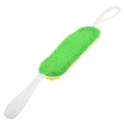 Мочалка банная Овал 35х13см, полипропилен, мелкий ворс, с поролоном, двухцветная, каждая сторона разного цвета, цвета микс,Eco-Price (Россия) - Домашняя мода фото 2