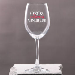 Бокал для вина Хохотливая женщина, 360 мл - Дорого внимание фото 4