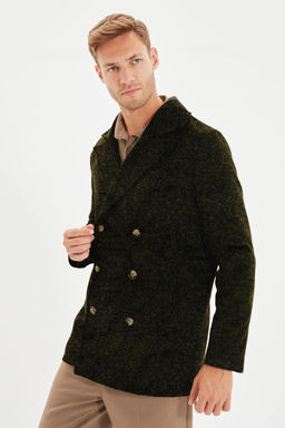 TRENDYOL MAN Haki Regular Fit Kruvaze K?sl?k Kase Kaban TMNAW21KB0027 - Trendyolmilla фото 8