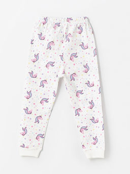 Beli Lastikli Bask?l? K?z Bebek Pijama Alt - Waikiki фото 2