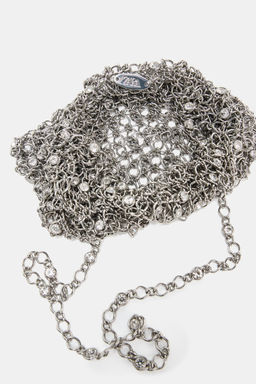MINI BEADED BUCKET BAG - Zara фото 8