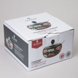 САХАРНИЦА AGNESS БЕЛЫЕ МАКИ 450 МЛ  фото 2