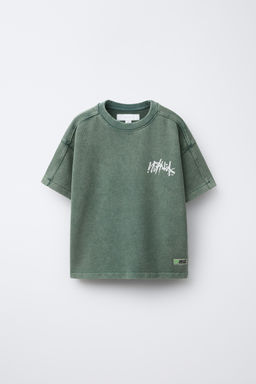 GRAFFITI FADED-EFFECT T-SHIRT