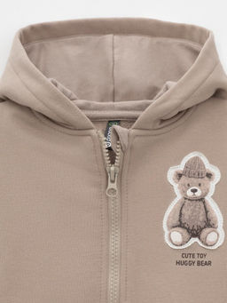 КР 302910/темно-бежевый 1104 к636 джемпер (толстовка) д/мал яс