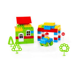 Конструктор Строитель (181 элемент) (в пакете) - Полесье фото 5