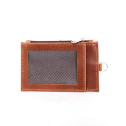 Визитница-кардхолдер Croco-В-216 н/к, 1отд, 3карм, коричневый пулл-ап матовый (219) 260909 фото 2