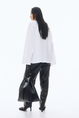 Top de algodon de corte holgado - H&m фото 4