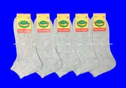 Цена за 5 пар.5 ПАР - Носки женские Белорусский лен с крапивой ажурные