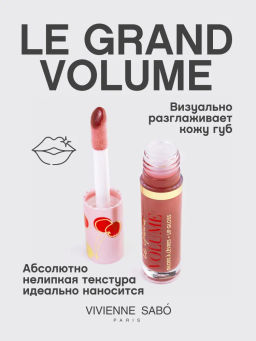 Vivienne Sabo Блеск для губ Le grand volume тон 11 сливовый  фото 2
