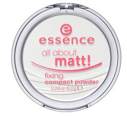 essence Пудра компактная all about matt! fixing compact powder, прозрачная