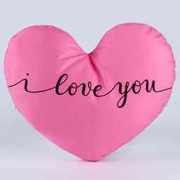 Подушка декоративная Love, 26×31 см, велюр