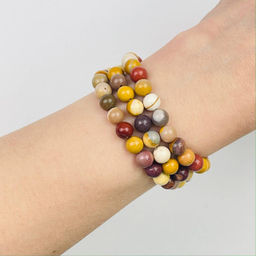 Бусины для рукоделия из Яшмы "Мукаит" 38 см