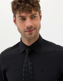 Siyah Slim Fit Uzun Kollu Basic G_mlek - Pierre cardin фото 3