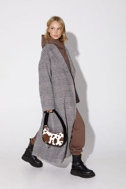 Пальто Pirs 4990 клетка  фото 2