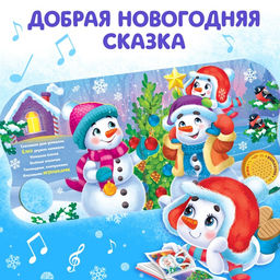 Музыкальная книга Подарок Снеговичку, 10 стр. - Буква-Ленд фото 7