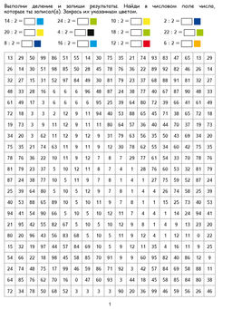 Математические раскраски. Учим таблицу деления - Издательство планета фото 3