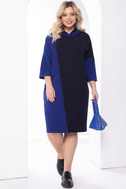 Платье Модное веяние (темно-синее/электрик) П8214 - Lt collection фото 10