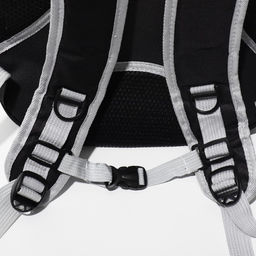 Рюкзак для переноски животных, прозрачный, 33 х 25 х 41 см - Пижон фото 12