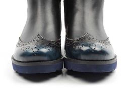 02-91-309-02-5 BLACK Сапоги женские (натуральная кожа, байка) - Фабричный китай фото 10