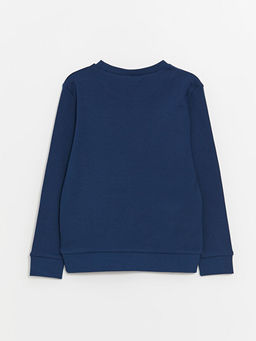 Bisiklet Yaka Bask?l? Uzun Kollu Erkek ?ocuk Ti??rt - Waikiki фото 3