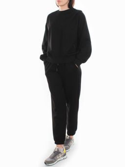 3404/3405 BLACK Костюм спортивный женский (95% хлопок, 5% эластан)