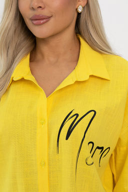 Блуза Песчаный пляж (желтая) Б13787-18М - Lt collection фото 5