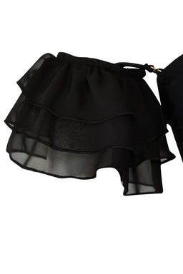TRENDYOLMILLA Siyah Straplez F?rf?rl? Tak-C?kar Kollu Regular Mayo TBESS25MA00075 фото 6