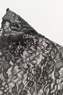 BODY ENCAJE BORDADOS FLORALES / Gris - Zara фото 5