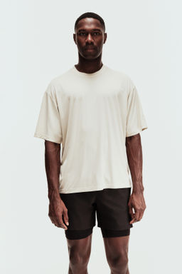 Camiseta de deporte boxy con DryMove Loose Fit - H&m фото 4