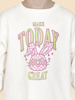 PELICAN, пижама для девочек, Молочный  фото 2