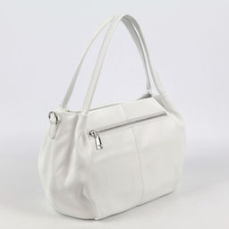 Женская кожаная сумка 6518 Вайт - Cidirro фото 3