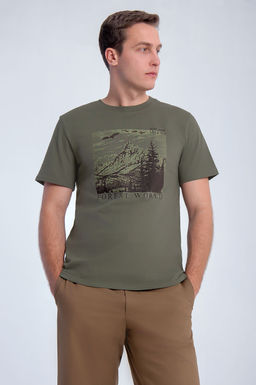 Арт. 61133 Футболка мужская 48-56 (5 шт) Цвет:хаки