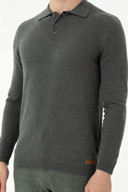 U. S. Polo Assn Мужской свитер антрацитового меланжа - U.s. polo assn фото 13