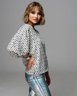 Блузка Японский шёлк с цельнокроеным рукавом - Elena sorti фото 5