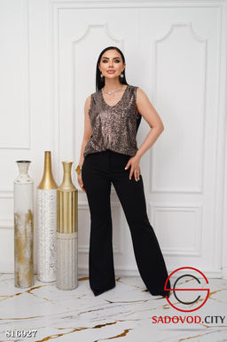 Блузка женская со стразами - Bruno фото 3