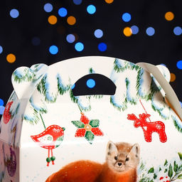 Цена за 5 шт. Подарочная коробка Куница , Баул 22 х 9 х 22 см - Simaland фото 5