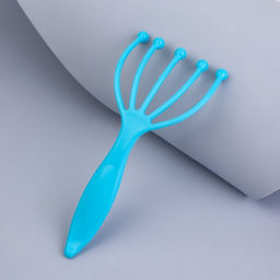 Массажёр, универсальный, 5 шаров, 18,7 × 9,3 × 4 см, цвет голубой