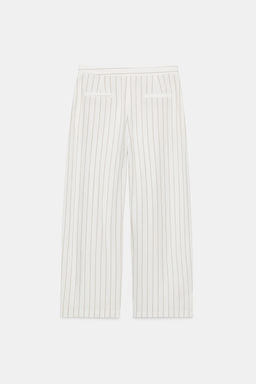 PANTAL?N PAREO RAYA CON LINO ZW COLLECTION / rayas