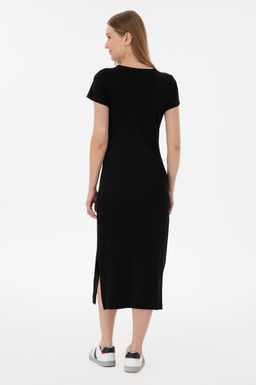 Kad_n Siyah _rme Elbise Sepette S_rpriz _ndirim - U.s. polo assn фото 4