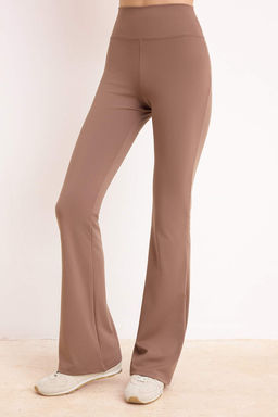 Vizon Straight/Duz Normal Bel Dalg?c/Scuba Orme Pantolon TWOSS26PL00118 - Trendyolmilla фото 3