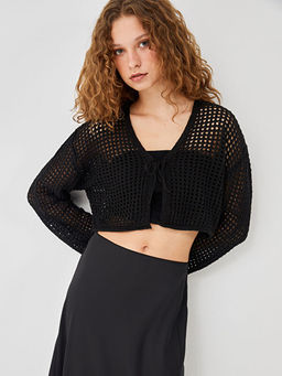 V Yaka Ajurlu Kad?n Triko H?rka