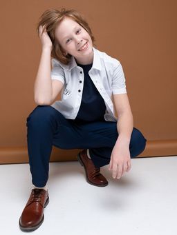 Уценка PELICAN BWCT8107 сорочка верхняя для мальчиков  фото 7