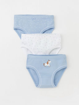 К 1978-3уп/небесно-голубой,белый,звездочки Ал, набор трусы/ уп