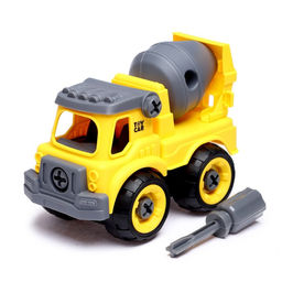 Конструктор винтовой Бетономешалка, с отвёрткой, 24 детали