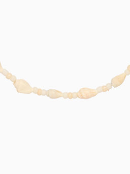 Браслет на ногу «Анклет», длина 20 см, белый